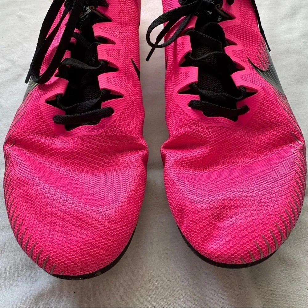 Nike Run Men’s 13 Pink Blast Cleats Track Running Shoes